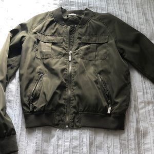 Army Green Bomber Jacket!!!